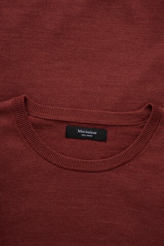 Matinique Regular fit Trui 'Margrate' in Rood