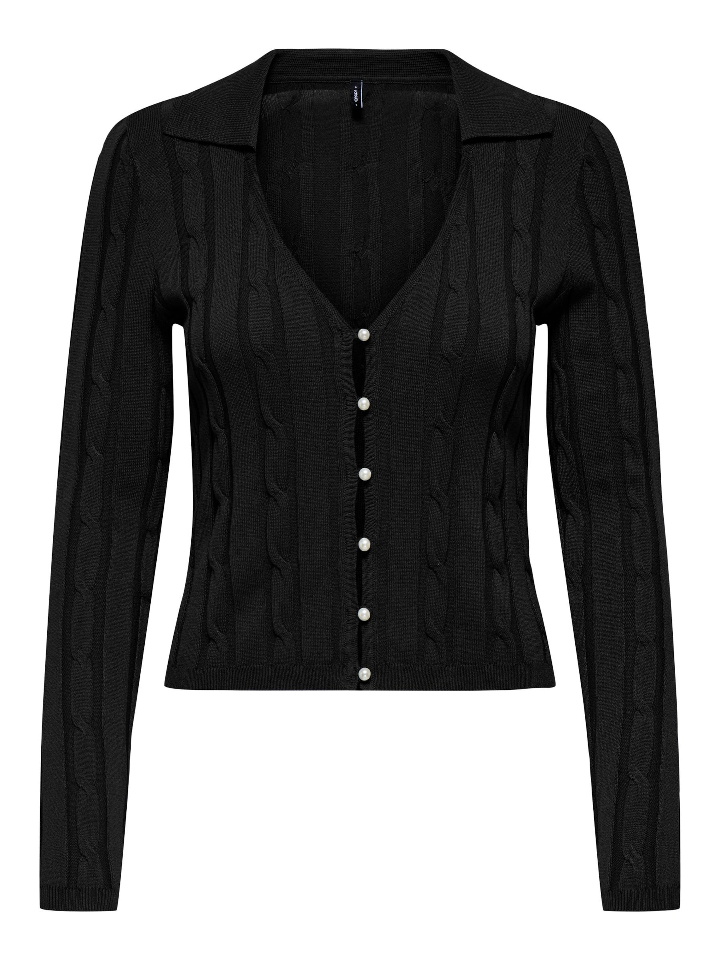 ONLY Cardigan 'ONLMeddi' i sort: forside