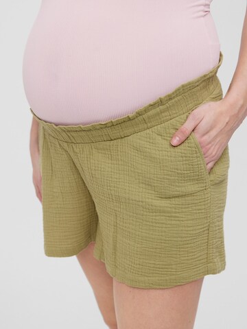 Vero Moda Maternity - Regular Calças 'NATALI' em verde