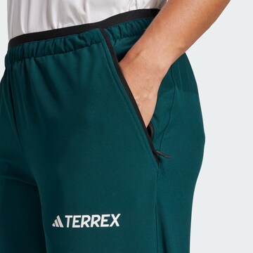 ADIDAS TERREX Regular Sports trousers 'Liteflex' in Green