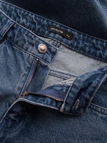 Ombre Regular Jeans in Blauw