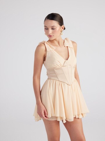 HOLLY LOLLY Summer Dress in Beige