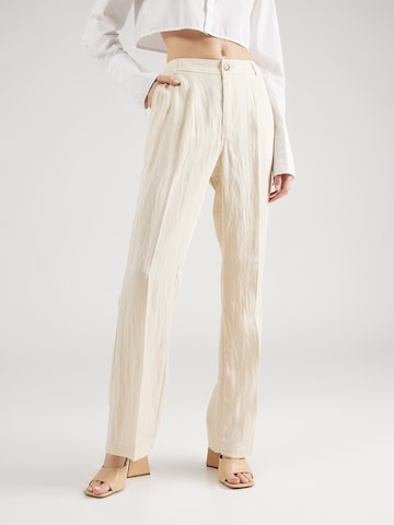 UNITED COLORS OF BENETTON - regular Pantalón de pinzas en beige: frente