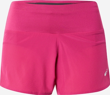 ASICS Workout Pants 'ROAD 3.5' in Pink: front