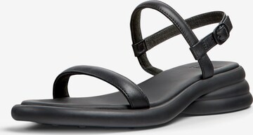 CAMPER Sandalen met riem 'Spiro' in Zwart: voorkant