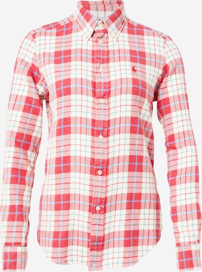 Bluză 'Georgia' POLO RALPH LAUREN pe albastru deschis / roșu / alb, Vizualizare produs