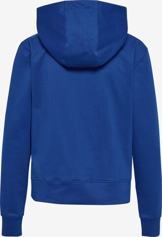 Hummel Athletic Zip-Up Hoodie in Blue