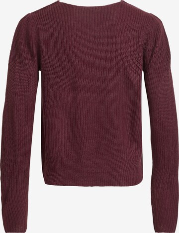 VILA Sweater in Red