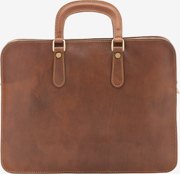 Borsa a mano di Viola Castellani in marrone: frontale
