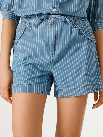 Pepe Jeans Loosefit Broek in Blauw