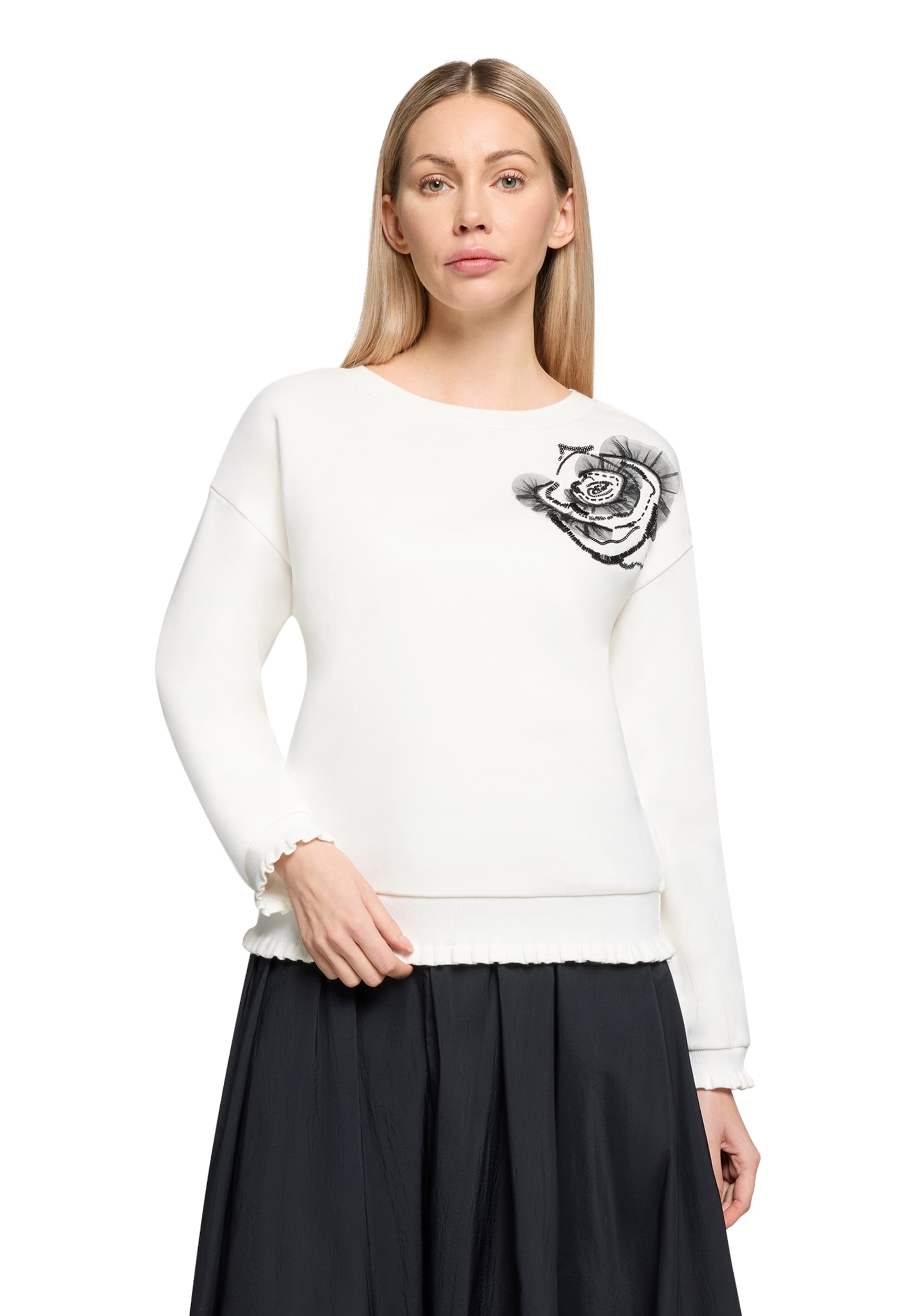 Cartoon - Sweatshirt em bege: frente