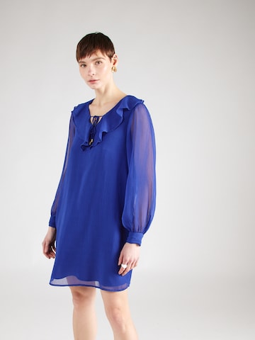 Wallis - Vestido em azul: frente