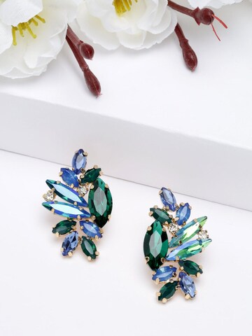 Boucles d'oreilles 'Valeriaka' AVANT-GARDE PARIS en vert