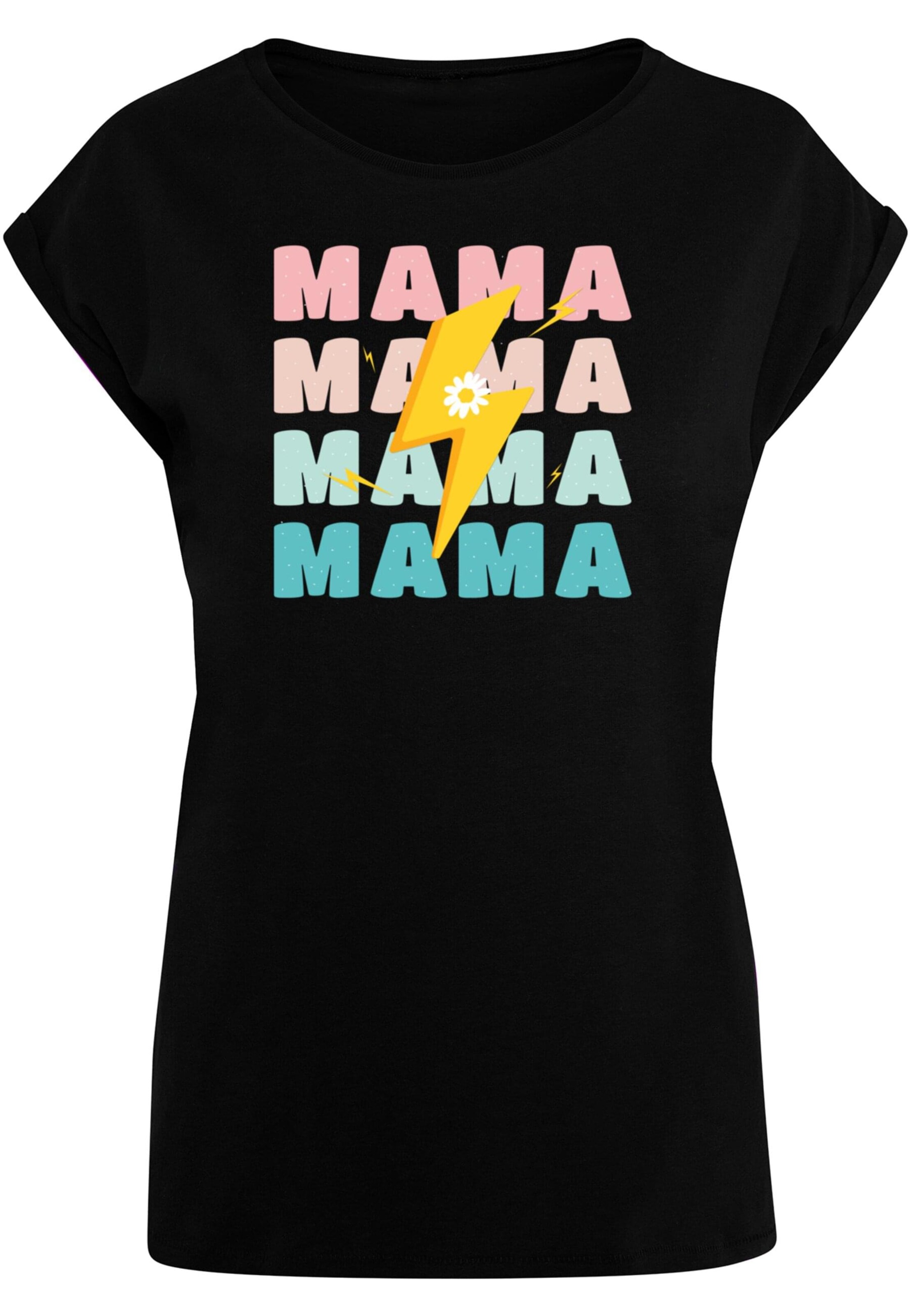 Merchcode Shirt 'Mothers Day - Mama' in Black: front
