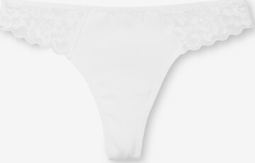CALIDA String 'Natural Comfort Lace' in Weiß: Vorderseite