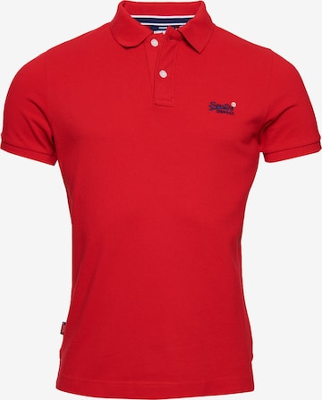 T-Shirt Superdry en rouge : devant