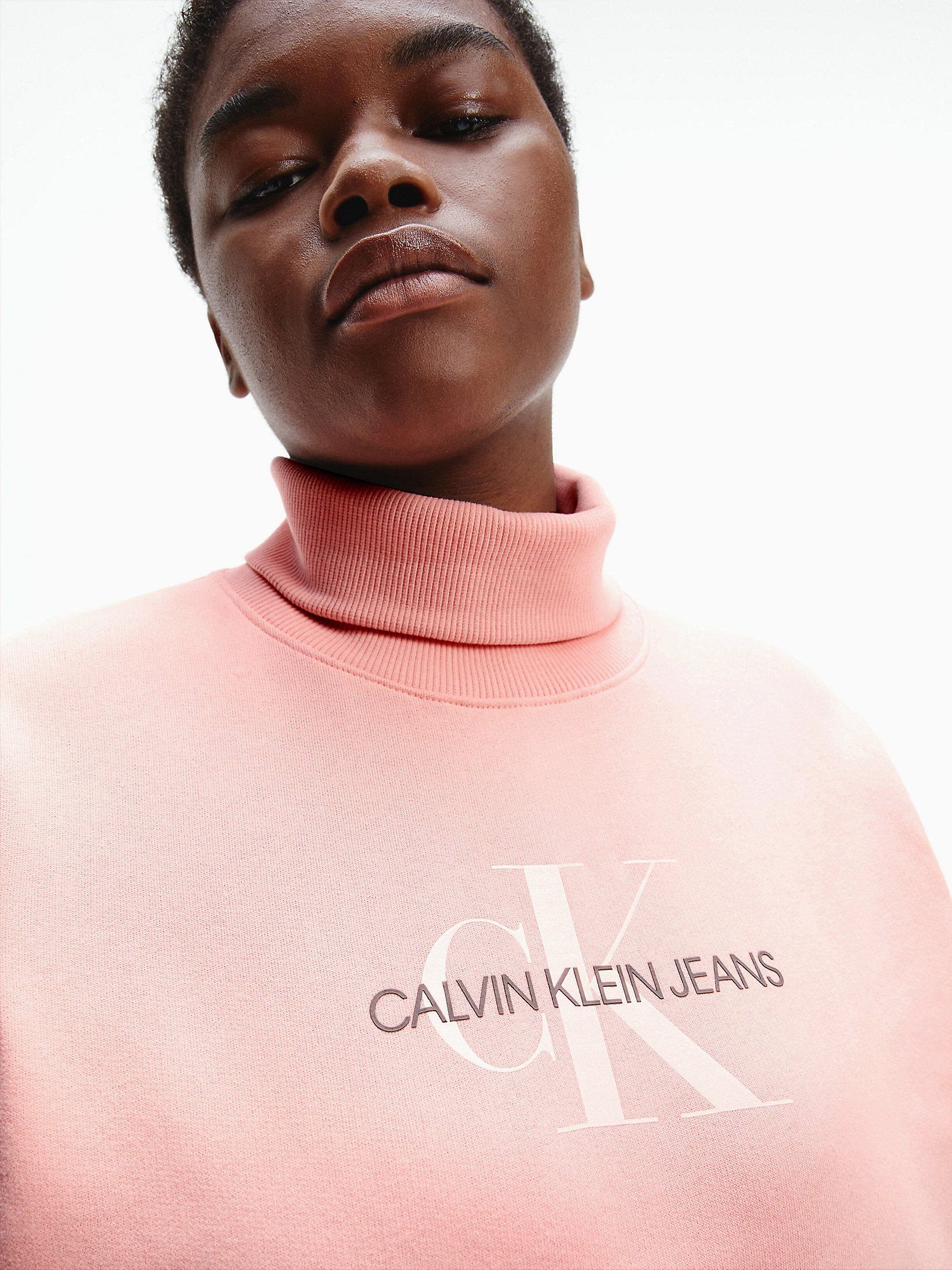 Calvin Klein Jeans Curve Sweatshirt in Hellpink 
