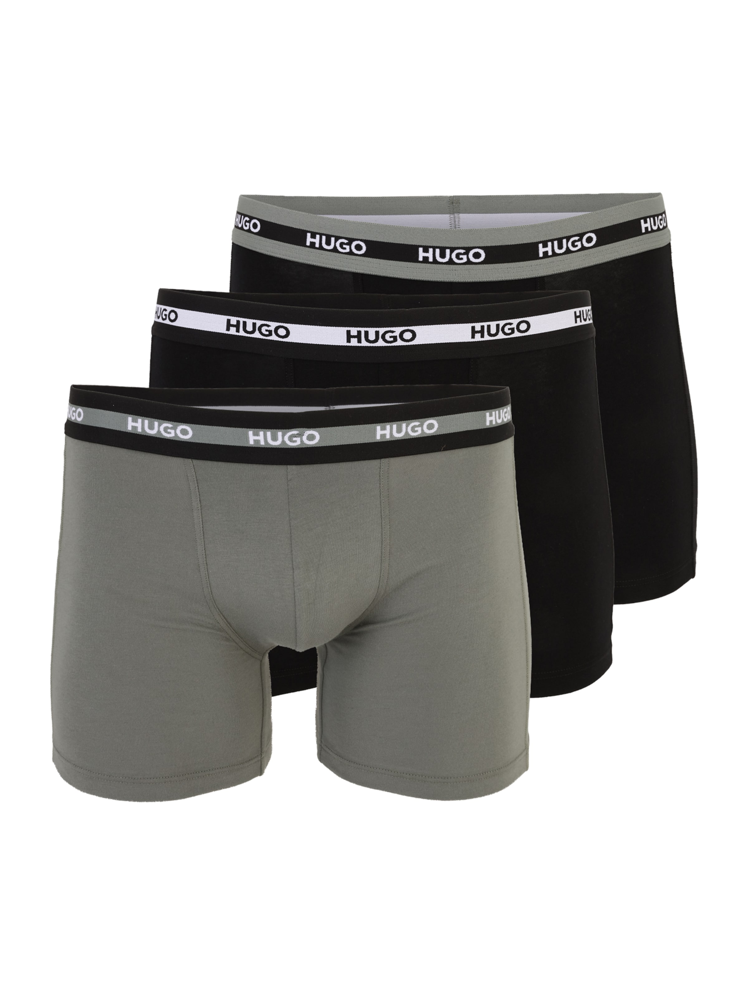 HUGO Boxeralsók 'PLANET' - szürke: elől