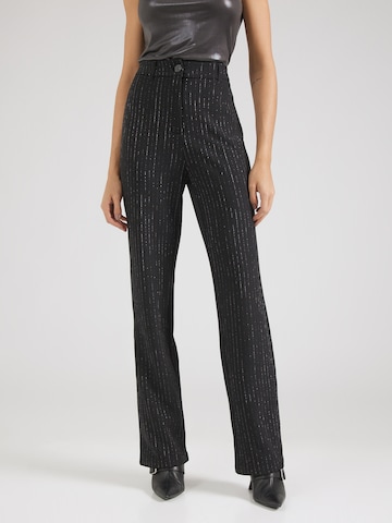 PIECES Regular Trousers 'PCPARKER' in Black: front