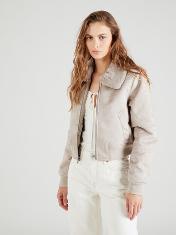 Veste d’hiver HOLLISTER en beige : devant