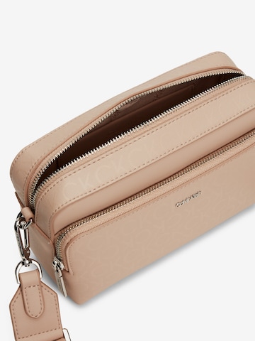 Calvin Klein Crossbody Bag 'Must' in Beige