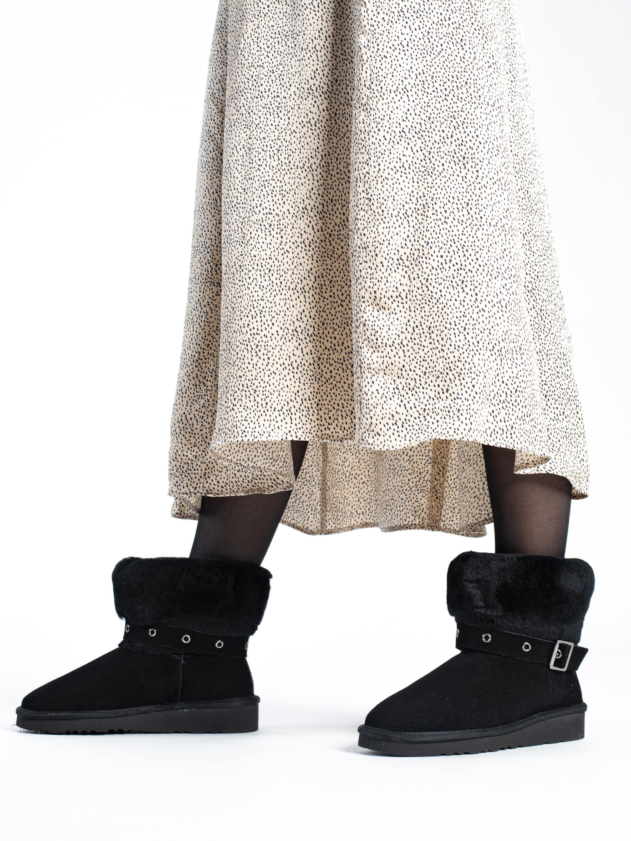 Gooce Botas de nieve Elly en Negro ABOUT YOU