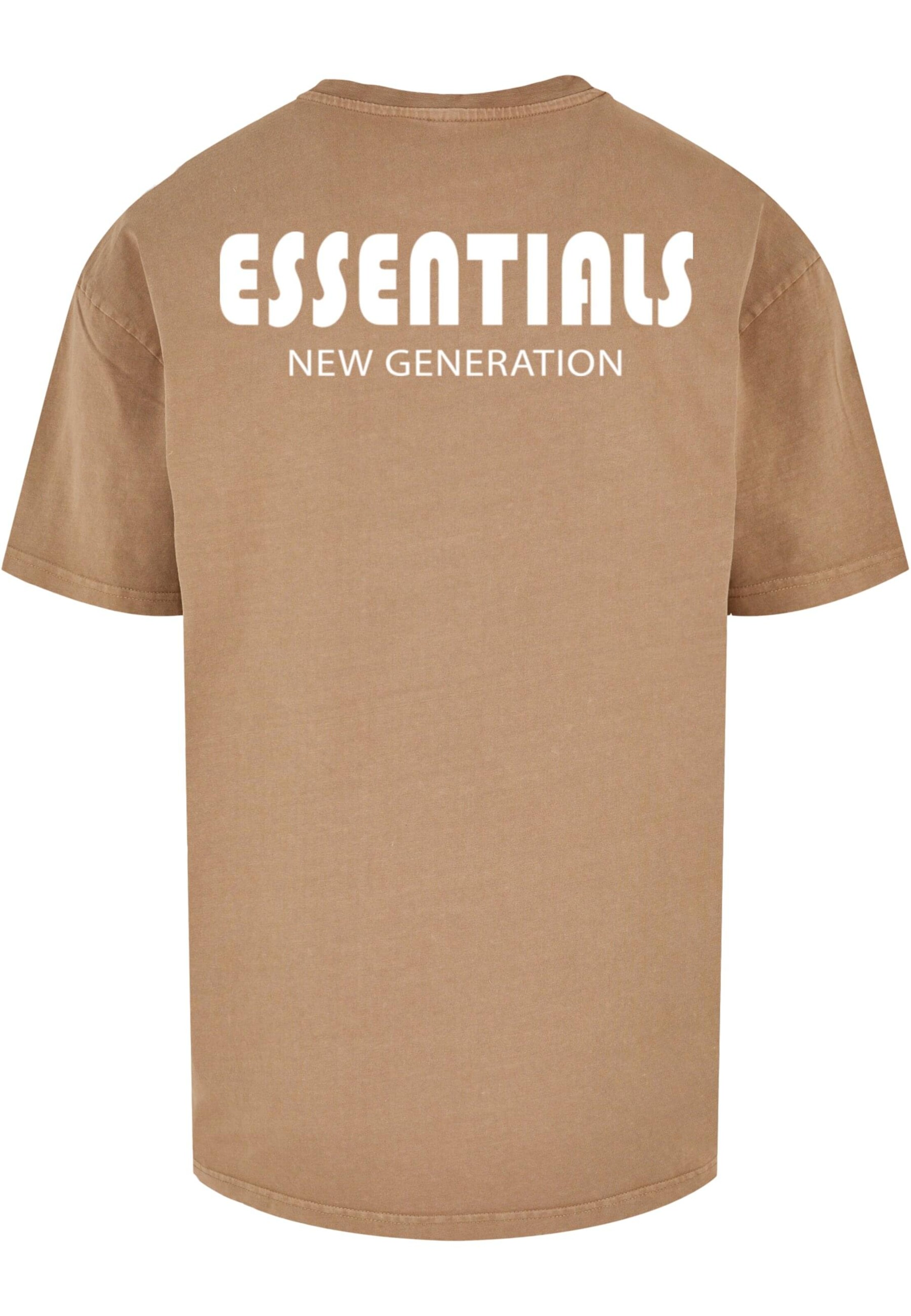 Merchcode T-Shirt ' Essentials New Generation' in Beige