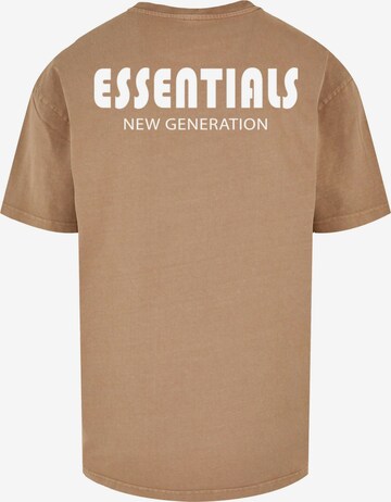 Merchcode Shirt ' Essentials New Generation' in Beige