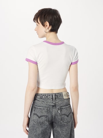 LEVI'S ® Тениска 'Graphic Mini Ringer' в бяло