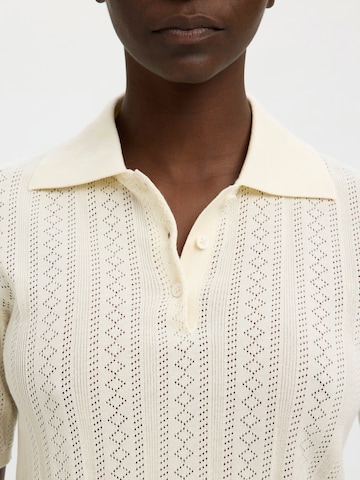 SELECTED Koszulka 'SLFTOLEDO' w kolorze biały