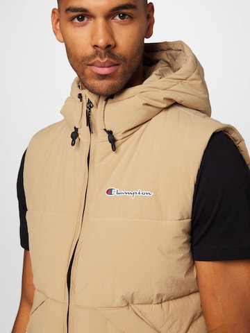 Champion Authentic Athletic Apparel Vest in Brown