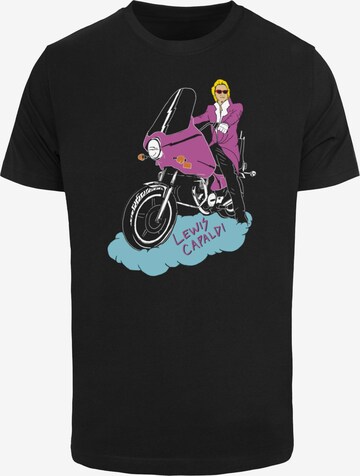 T-Shirt 'Lewis Capaldi - Purple Rain' Merchcode en noir : devant