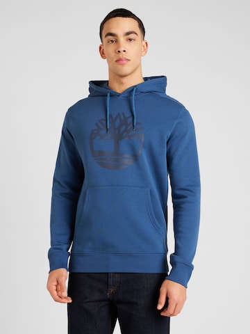 TIMBERLAND Sweatshirt in Blauw: voorkant