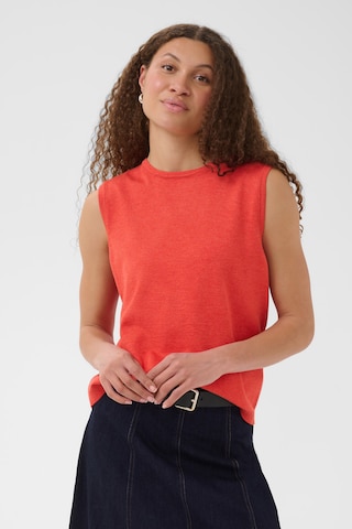 SAINT TROPEZ - Pullover 'Mila' em laranja: frente