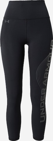 Skinny Pantalon de sport 'Motion' UNDER ARMOUR en noir : devant