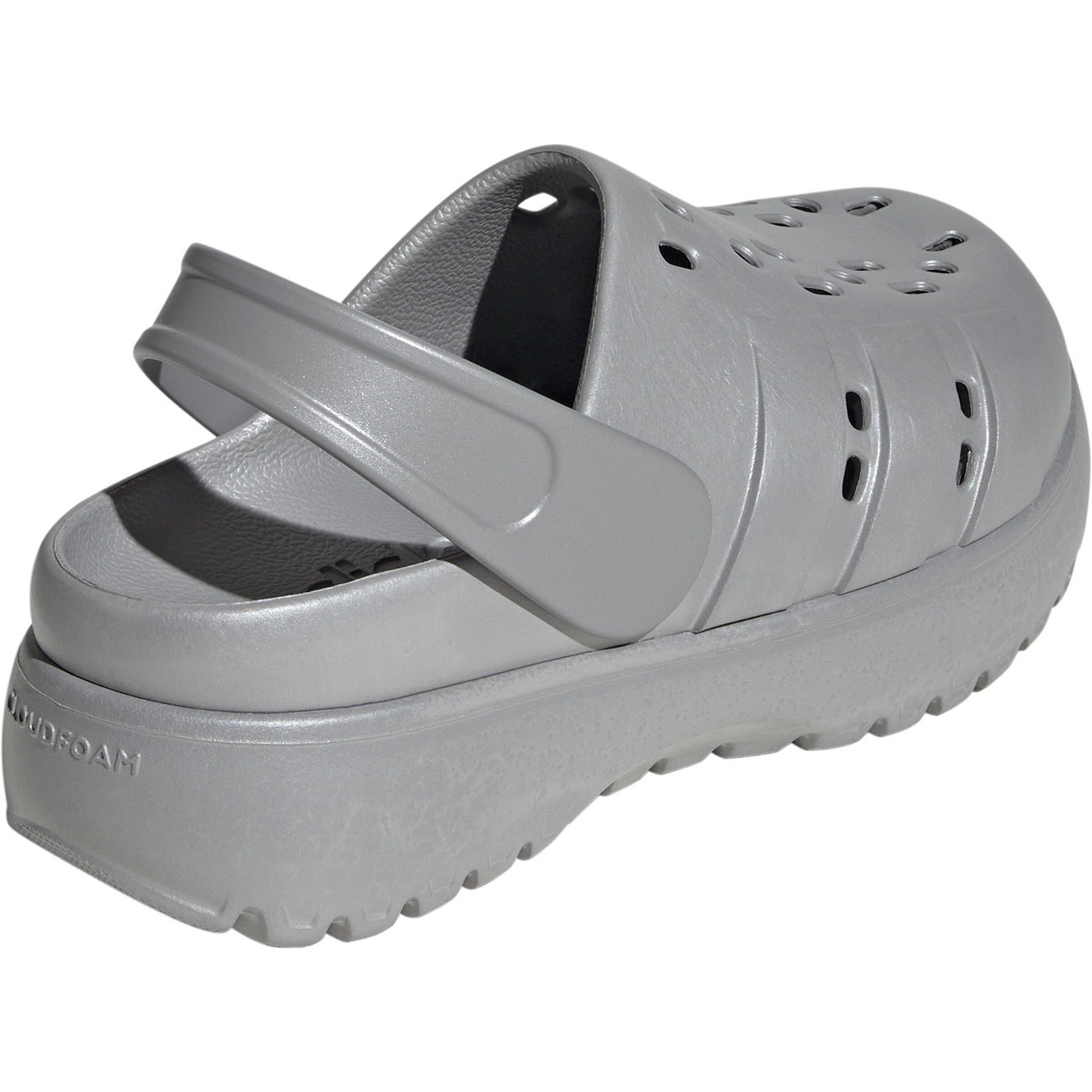 ADIDAS SPORTSWEAR Beach & Pool Shoes 'Adilette' in Silver