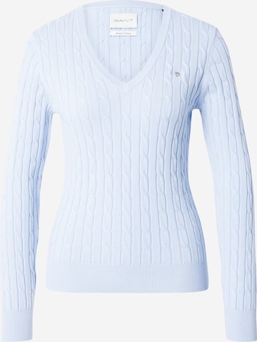 GANT Kampsun, värv sinine: eest vaates