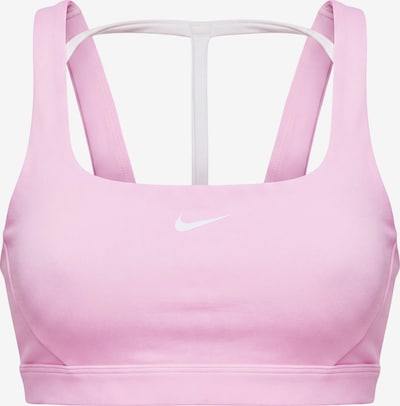 NIKE Urheilurintaliivit koossa XS värissä vaaleabeige / valkoinen, Tuotenäkymä