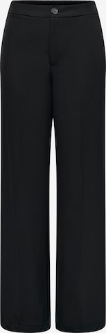 ONLY Pleat-Front Pants 'LAURA' in Black: front