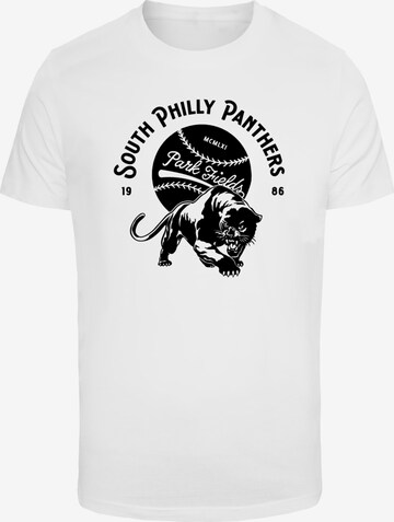 Maglietta 'Park Fields - South Philly Panthers' di Merchcode in bianco: frontale