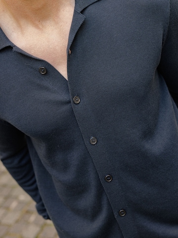 DAN FOX APPAREL Shirt 'Yasin' in Blue