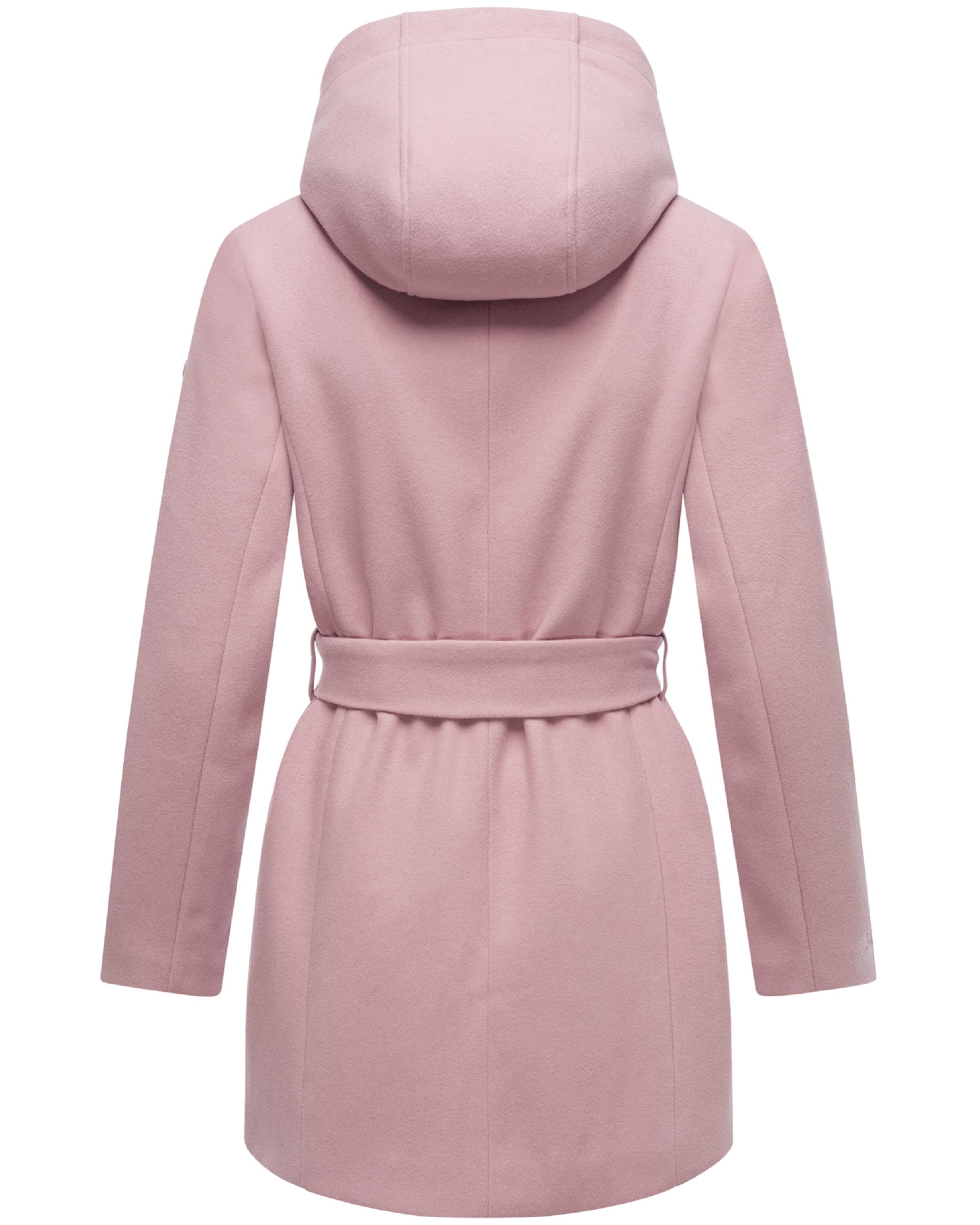Palton de primăvară-toamnă 'Katalinaa' de la MARIKOO pe roz