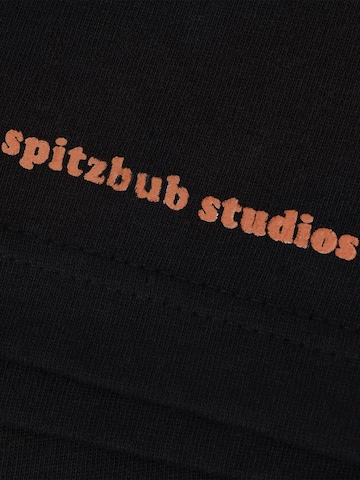 SPITZBUB T-Shirt 'Black Oasis' in Schwarz