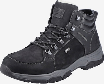 Rieker Lace-Up Boots in Grey: front