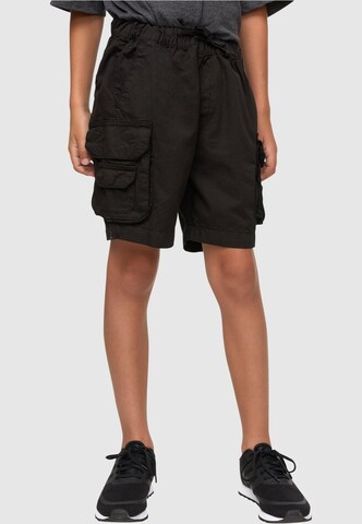 Urban Classics Regular Pants in Black: front