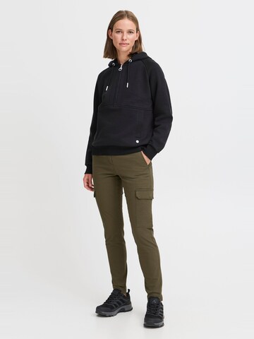 Coupe slim Pantalon cargo 'Paler' Oxmo en vert