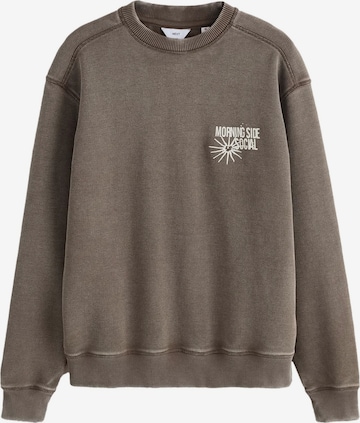 Sweat-shirt Next en marron : devant
