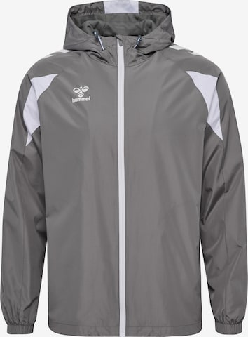 Hummel Sportjacke 'Core 2.0' in Grau: Vorderseite