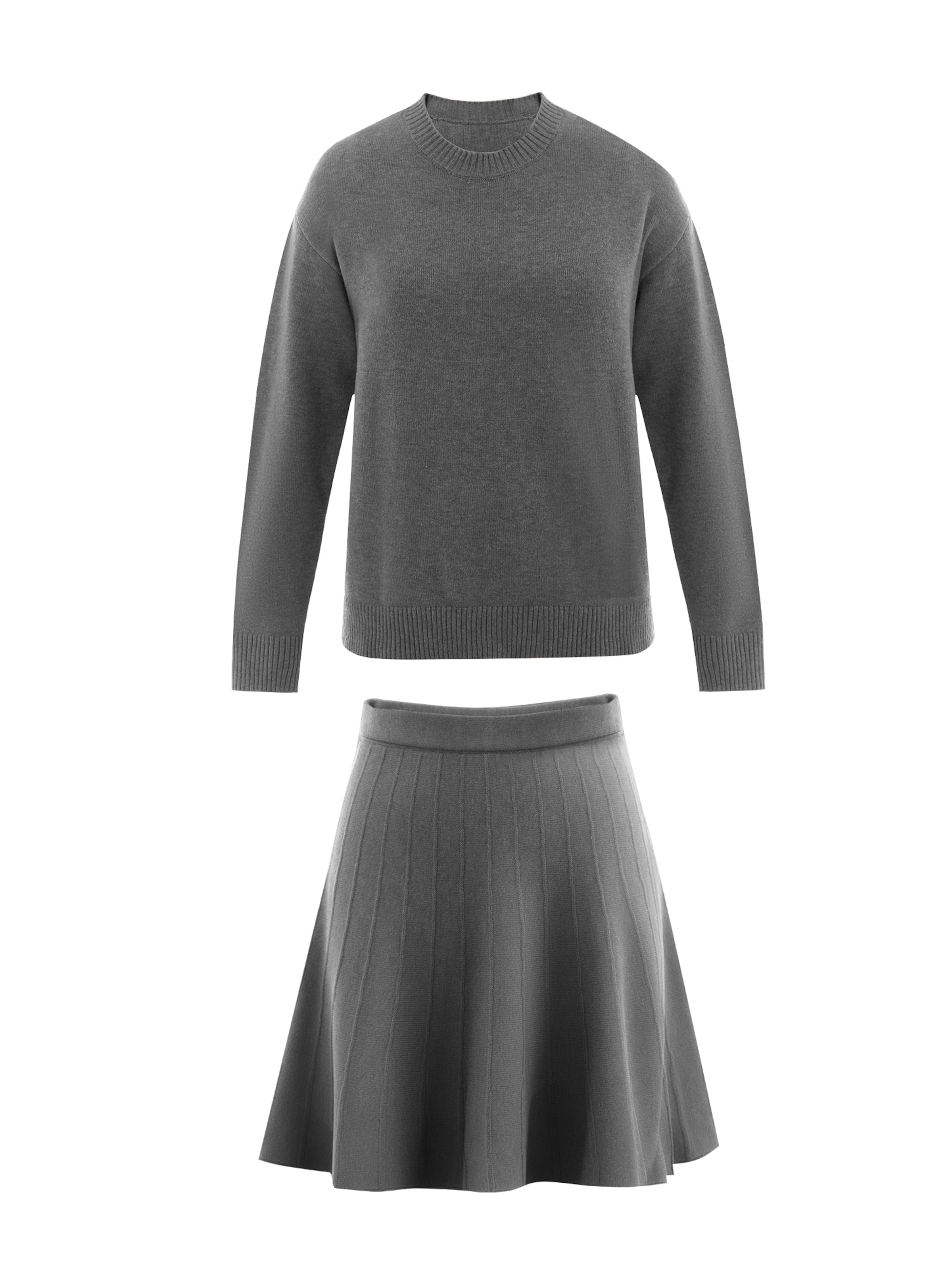 Imily BelaKostim - siva boja: prednji dio