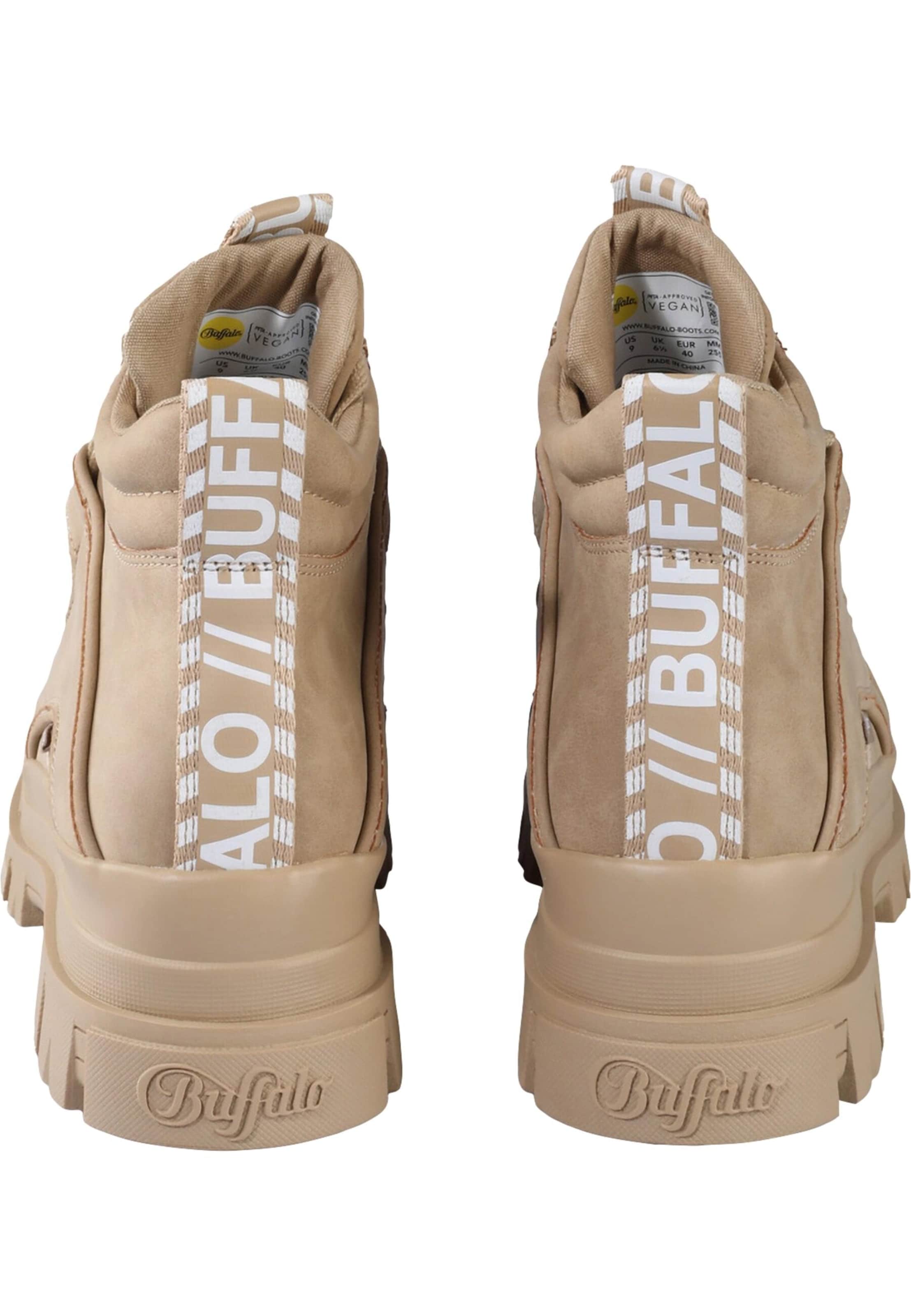 Bottines à lacets 'Aspha' BUFFALO en beige